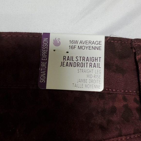 Gloria Vanderbilt Rail Straight jeans 16W - Picture 4 of 7